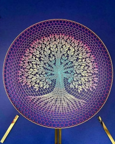 Croatian Tree of Life Mandala Placemat Chart