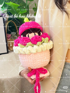 Crochet Amigurumi Bouquet Doll Pattern Chart