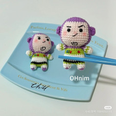 Crochet Amigurumi Buzz Lightyear Doll Pattern Chart