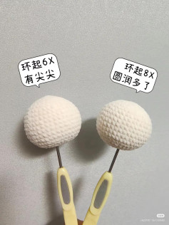 Crochet Amigurumi Head Chart: Comparison of Starting with 6 vs 8 Stitches