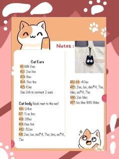 Crochet Amigurumi Patterns: Cat, Pancakes, Donut, Apple Cookie & Bunny