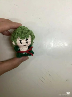 Crochet Amigurumi Tutorial: Sorong Character with Green Hair
