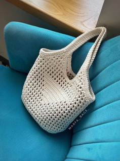 Crochet Bag Chart Pattern: Front Panel and Base Instructions