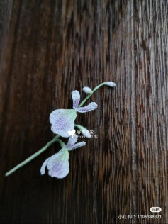 Crochet Bunny Orchid (Sundew) Tutorial Chart with Dyeing Instructions