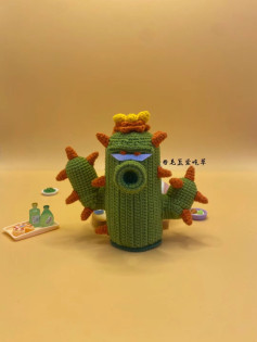 Crochet Cactus Amigurumi Pattern with Step-by-Step Instructions