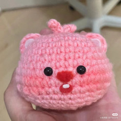 Crochet Chart for Cute Pink Bear Amigurumi