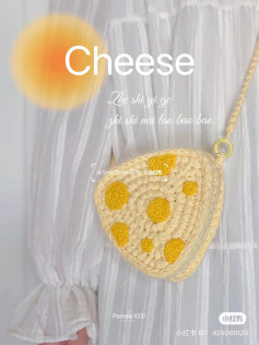 Crochet Cheese Bag Pattern Tutorial