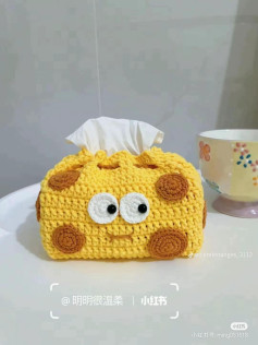 Crochet Cheese Tissue Box Pattern