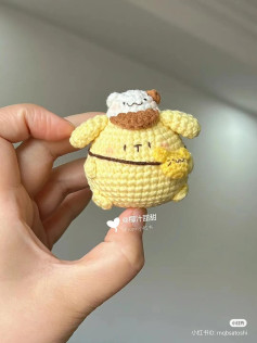 Crochet Chubby Pudding Bear Amigurumi Pattern Chart