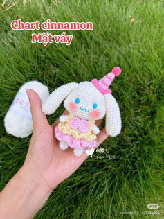 Crochet Cinnamoroll Couple Pattern: Amigurumi Tutorial Chart