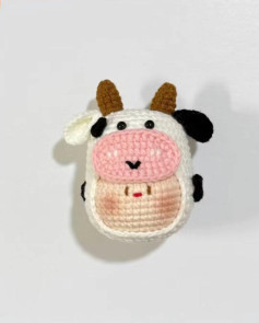 Crochet Cow Mochi Amigurumi Pattern Chart