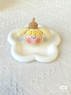 Crochet Dango Dolls Patterns: Pudding Dog, Tulip, and Rose Amigurumi