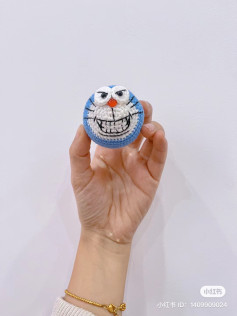 Crochet Doraemon Head Pattern Chart with Instructions