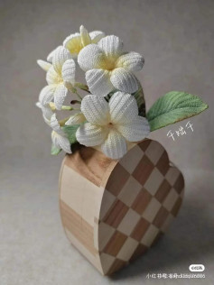 Crochet Egg Flower Chart and Instructions