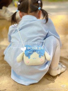 Crochet Flower Bag and Cinnamoroll Pattern Tutorial