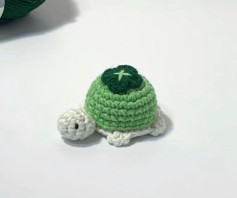 Crochet Four-Leaf Clover Turtle Pattern Chart