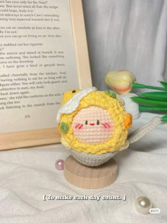 Crochet Fried Rice Dumpling Spoon Pattern Chart