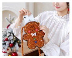 Crochet Gingerbread Man Bag Pattern Chart