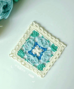 Crochet Granny Square Floral Patterns and Charts