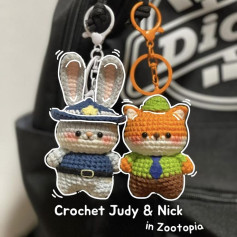 Crochet Judy Hopps & Nick Wilde Amigurumi Pattern