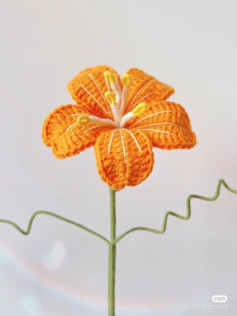 Crochet Lilium Flower Pattern Chart