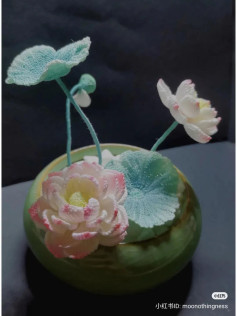 Crochet Lotus Flower Pattern Chart and Tutorial