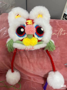 Crochet Lucky Tiger Ear Warmer Hat Pattern Chart