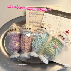 Crochet Miffy Milkshake Cup Tutorial Chart