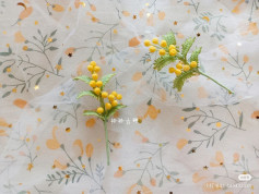 Crochet Mimosa Flower Pattern Chart