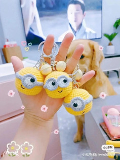 Crochet Minions Keychain Amigurumi Pattern