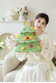 Crochet Money Tree Doll Pattern with Chart and Instructions