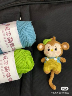 Crochet Monkey Doll Amigurumi Pattern Chart - Chinese Zodiac