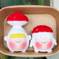 Crochet Mushroom Spirit Doll Tutorial Pattern