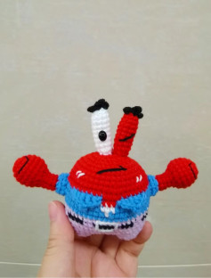 Crochet Patrick Star Amigurumi Doll Pattern