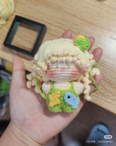 Crochet Pattern: Cute Amigurumi Girl with Corn Theme