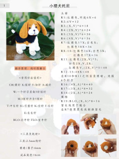 Crochet Pattern: Cute Beagle Dog Amigurumi Tutorial