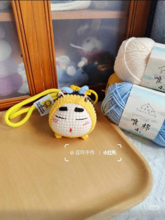 Crochet Pattern: Cute Yellow and White Bee Amigurumi Doll