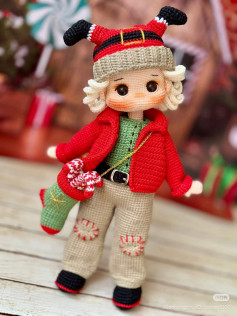 Crochet Pattern for Amigurumi Doll Head, Arms and Legs