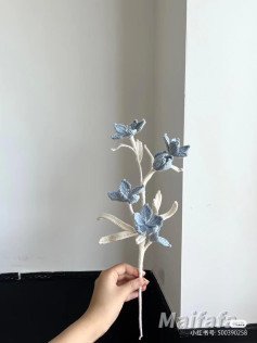 Crochet Pattern for Blue Delphinium and Marguerite Flowers