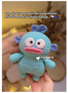 Crochet Pattern for Blue Hamton the Mermaid Doll