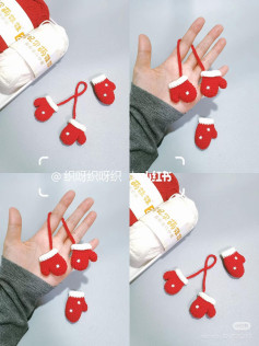 Crochet Pattern for Christmas Tree and Stocking Ornaments