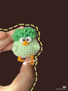 Crochet Pattern for Cute Broccoli Chicken Amigurumi Doll