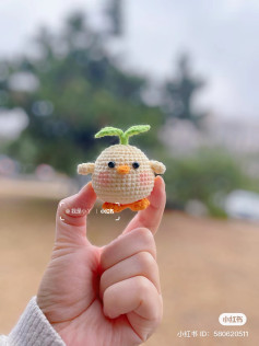 Crochet Pattern for Cute Sprouting Chicken Amigurumi