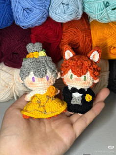 Crochet Pattern for Nick and Judy from Zootopia