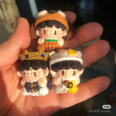 Crochet Pattern for Zhou Shen C929 and Cat Character Amigurumi