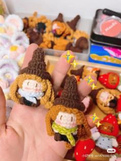 Crochet Pattern: Soft Candy Hermione Amigurumi Doll with Hat and Scarf