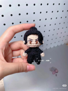 Crochet Pattern Tutorial: Yuji Itadori Amigurumi Doll