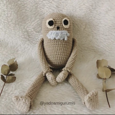 Crochet Pattern: We Bare Bears Inspired Amigurumi with Moustache