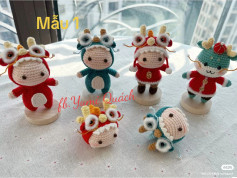 Crochet Pattern: Year of the Dragon Amigurumi Dolls