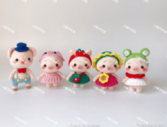 Crochet Pig Family Pattern Chart